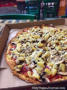 pizza vegetariana